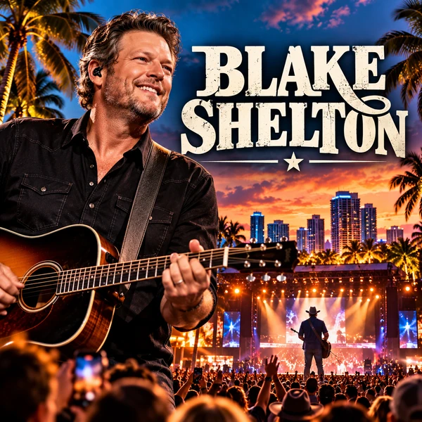 Blake Shelton Miami 2026 at Hard Rock Live Hollywood