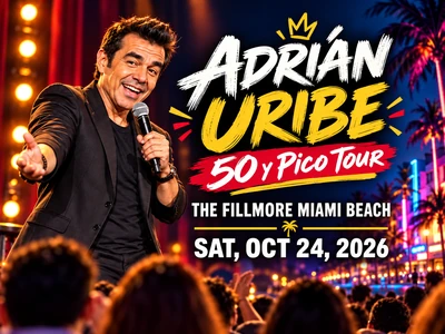 Adrian Uribe Miami 2026: 50 y Pico Tour at The Fillmore Miami Beach