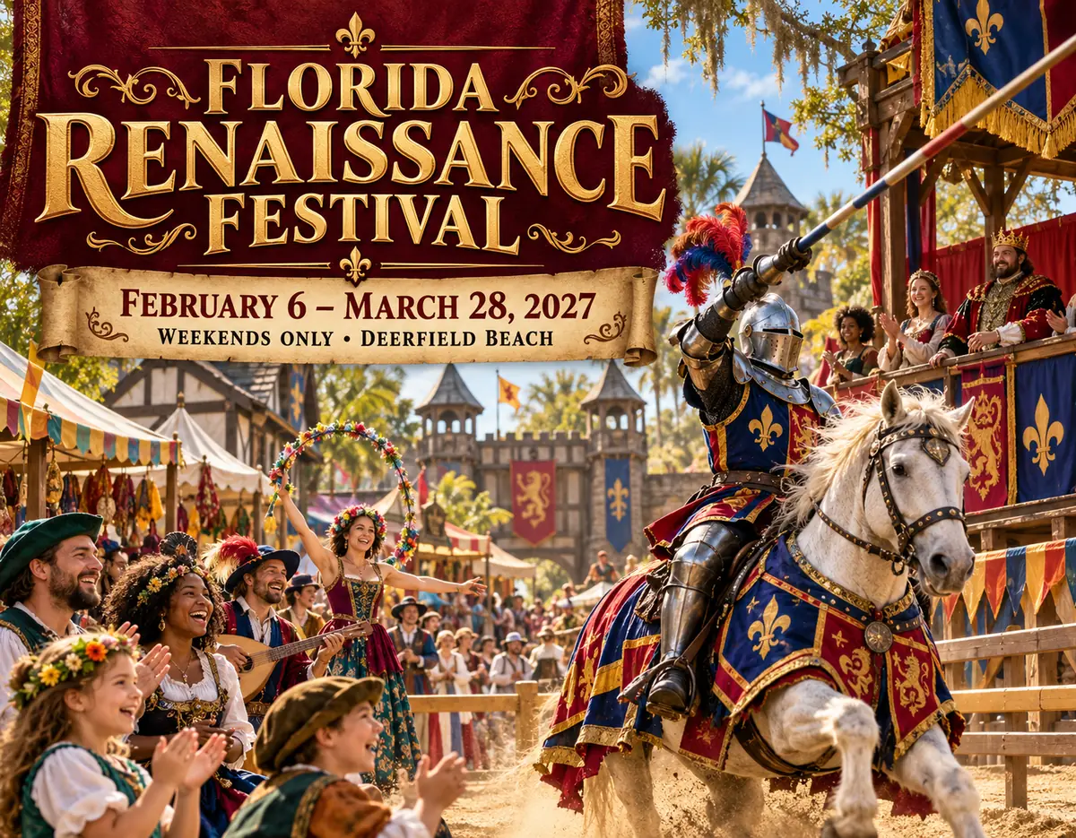 Florida Renaissance Festival 2027 in Deerfield Beach: Dates & Tickets