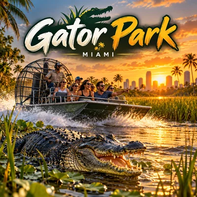Gator Park Miami: Everglades Airboat Tours & Wildlife Show