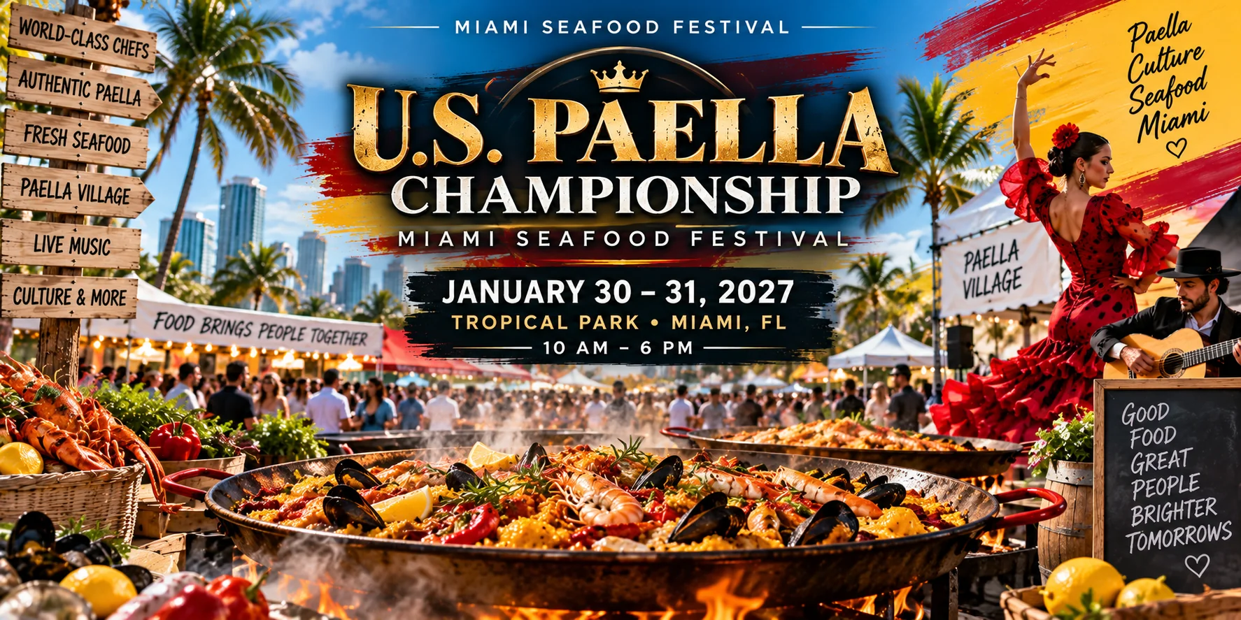 U.S. Paella Championship and Miami Seafood Festival 2027