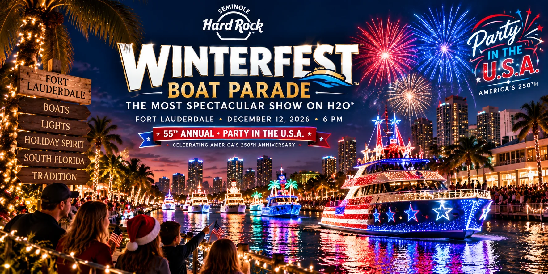 Winterfest Boat Parade 2026 Fort Lauderdale (December 12)