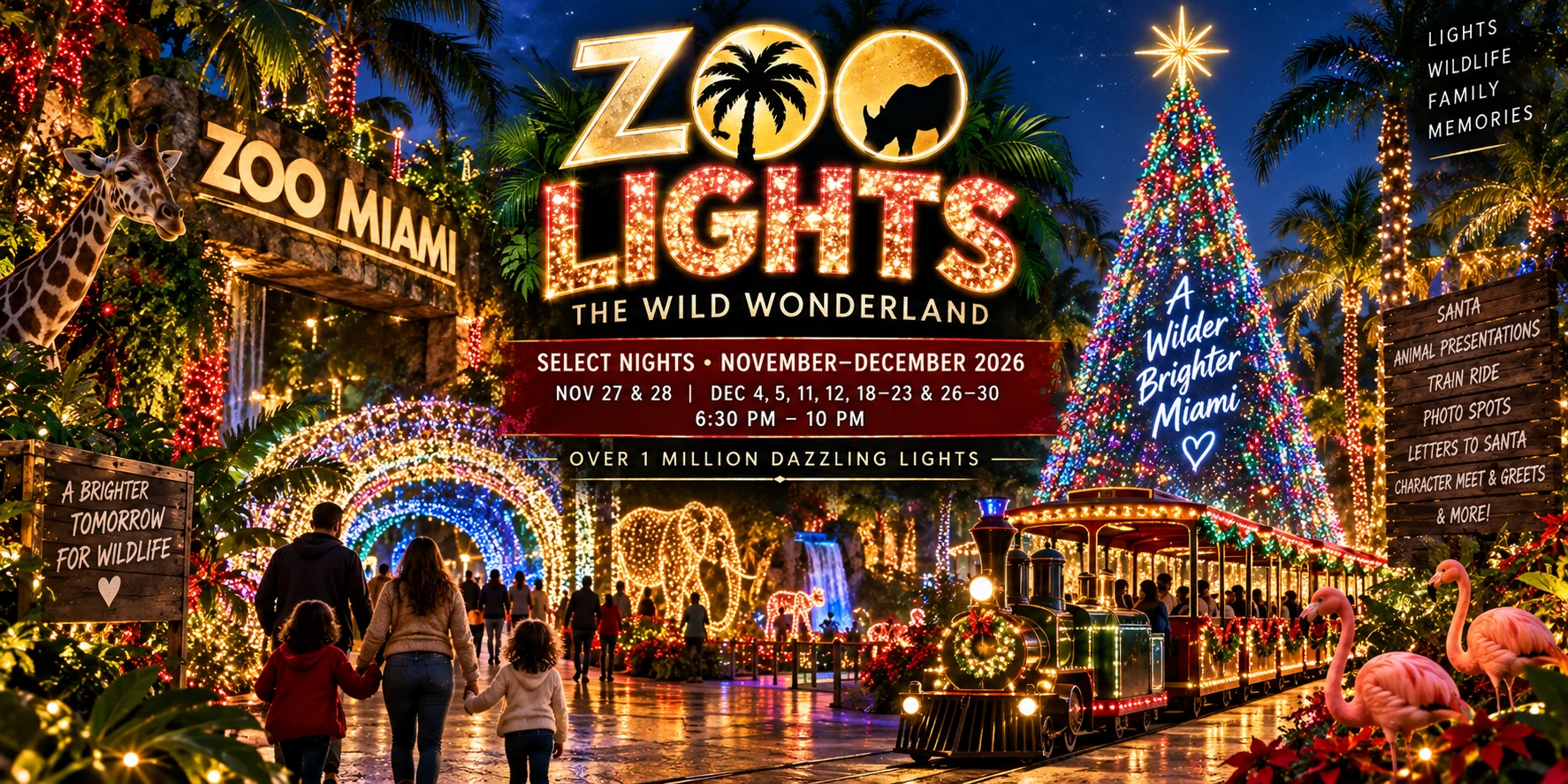 Zoo Lights Miami 2026