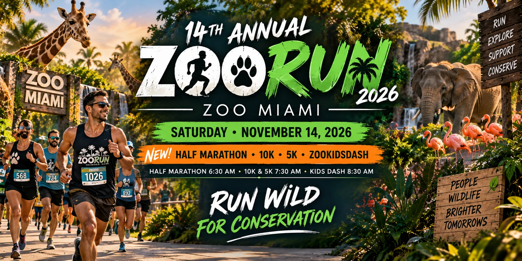 ZooRun 2026 at Zoo Miami (November 14)